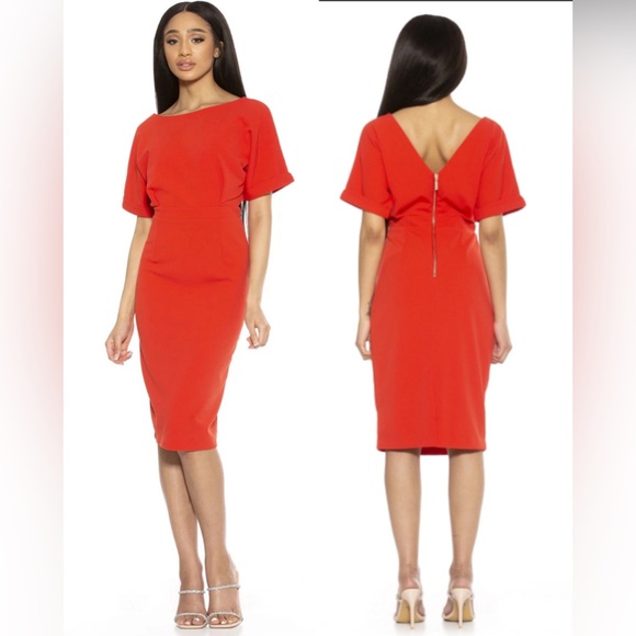 Alexia Admor Dresses & Skirts - NWT Alexia Admor Dolman Sleeve Sheath Dress SIZE XS